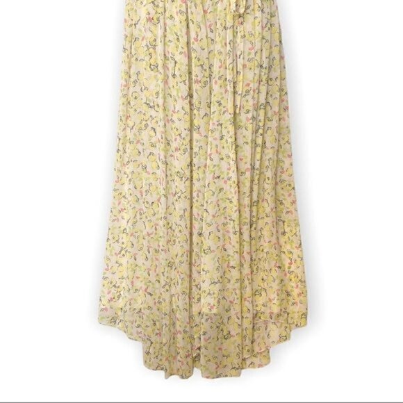 NWT Jason Wu Floral Print Ruffle  Maxi Dress,  Size10 - Picture 6 of 16